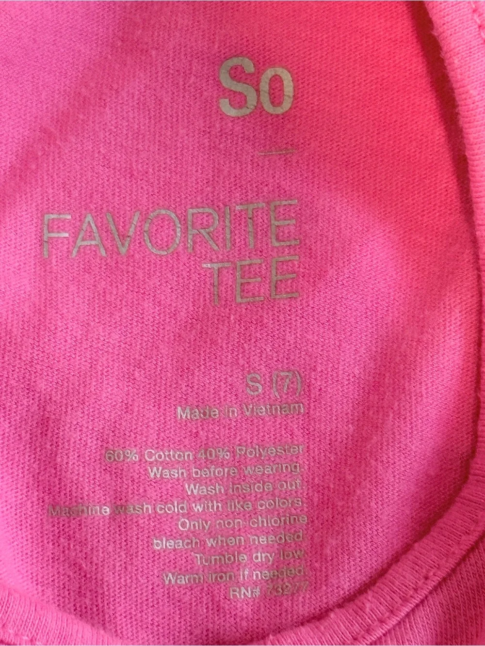 Girls Outfit Bundle Size 6/7 – Old Navy Rockstar Jeggings & SO Favorite Tee Pink